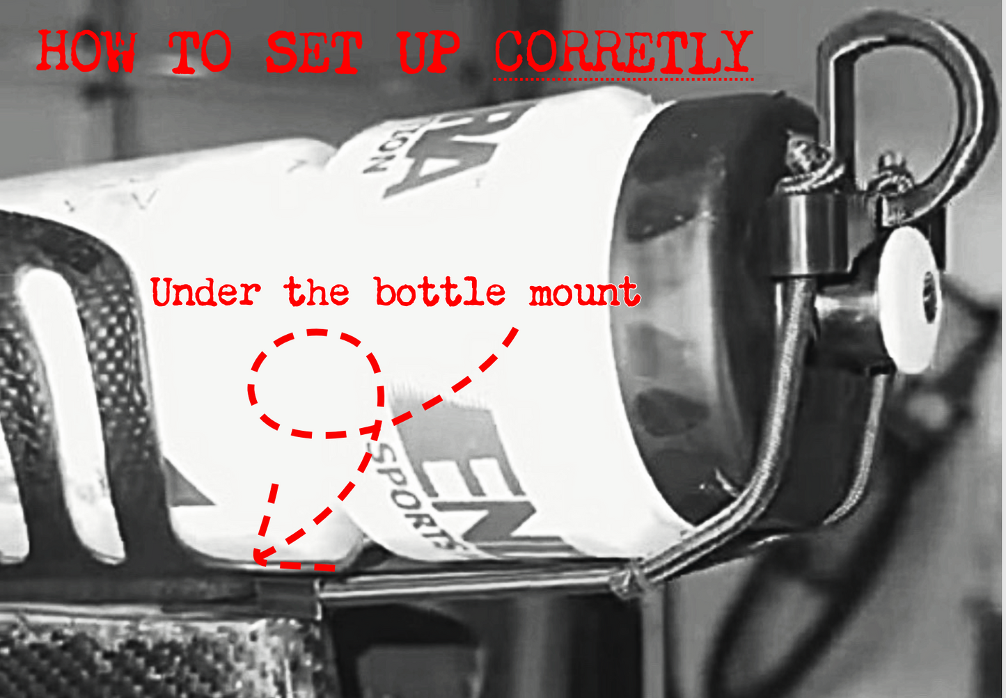 Bottle Retention Loop V2 β Secure Fit for Triathlon, TT & Road Bikes