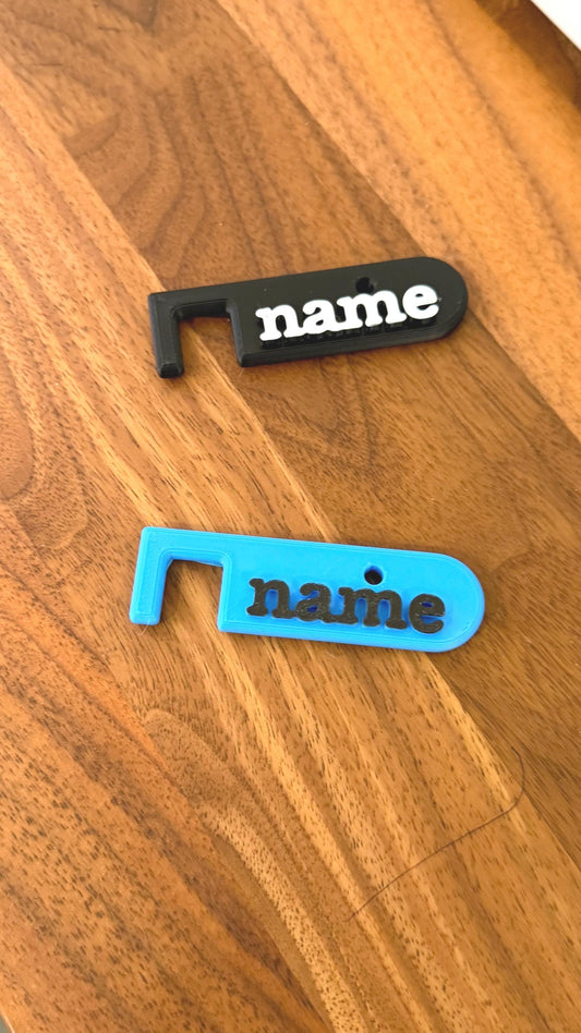 Custom Name Phone Stand – 3D Printed, High-Quality Gift with Keychain Attachment